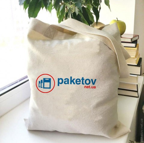 Эко-сумка 35х42см двунитка, плотность 150г/м²